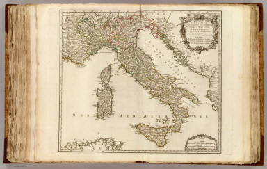 L'Italie. / Robert de Vaugondy, Gilles, 1688-1766 ; Robert de 