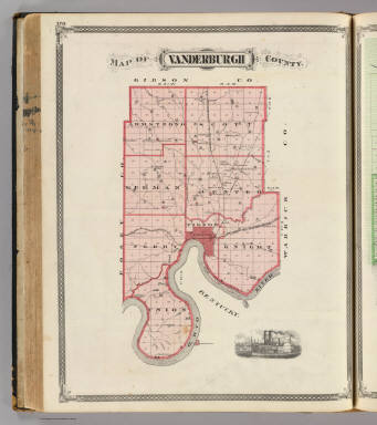 Map of Vanderburgh County. / Andreas, A. T. (Alfred Theodore 