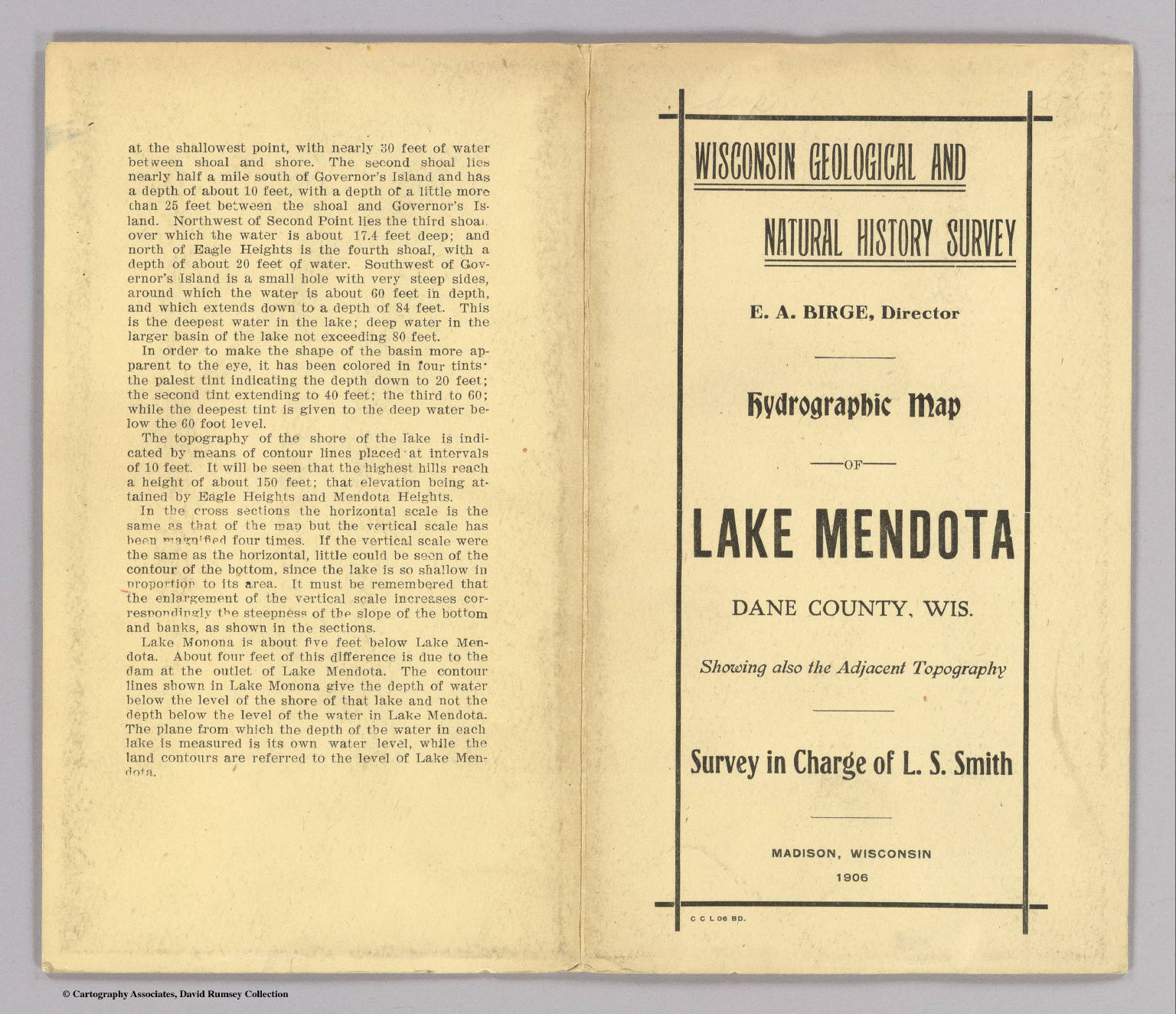 Lake Mendota Map