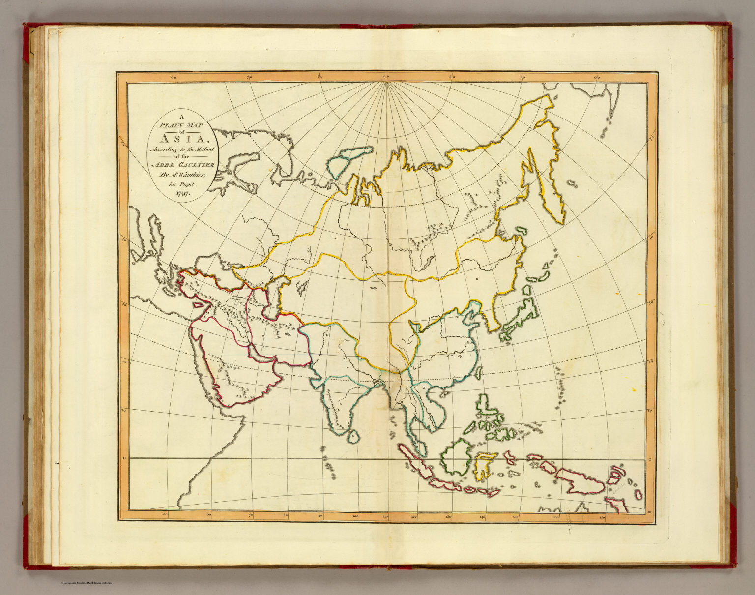 Asia Map Plain