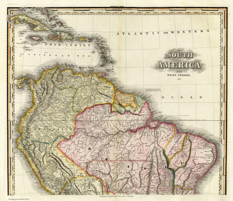 South America and West Indies.