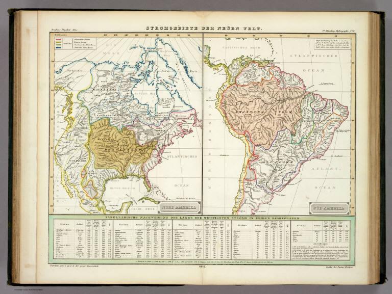 Stromgebiete Der Neuen Welt.