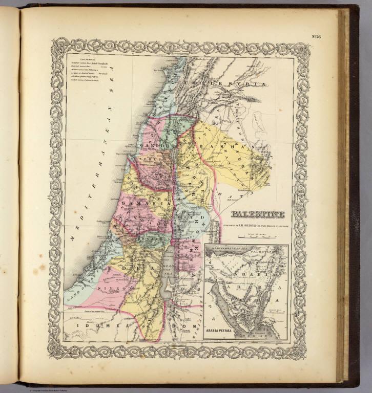 Palestine (with) Arabia Petraea.