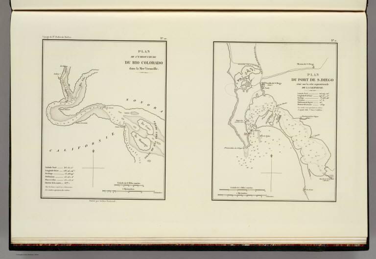 Plan De L'Embouchure Du Rio Colorado.