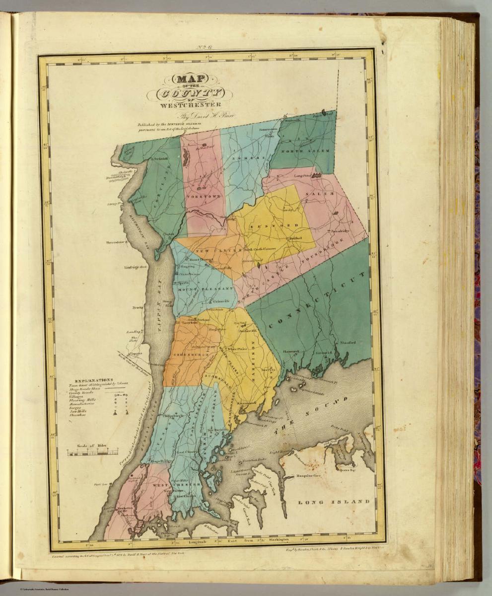 Map Of Westchester County New York Westchester County. - David Rumsey Historical Map Collection