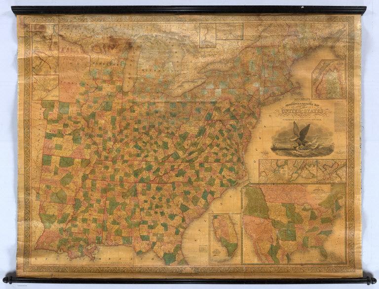 Mitchell's Reference & Distance Map Of The United States.