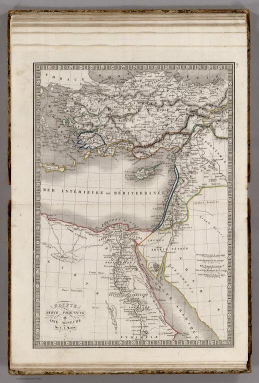 Egypte, Syrie Phoenicie et Asie Mineure.