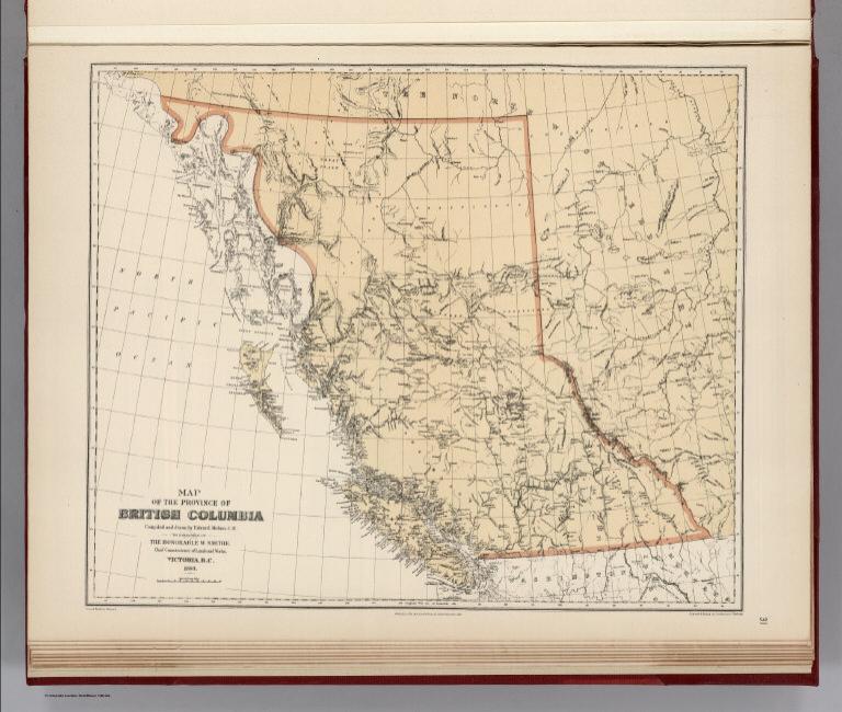 Facsimile: Map of the Province of British Columbia.