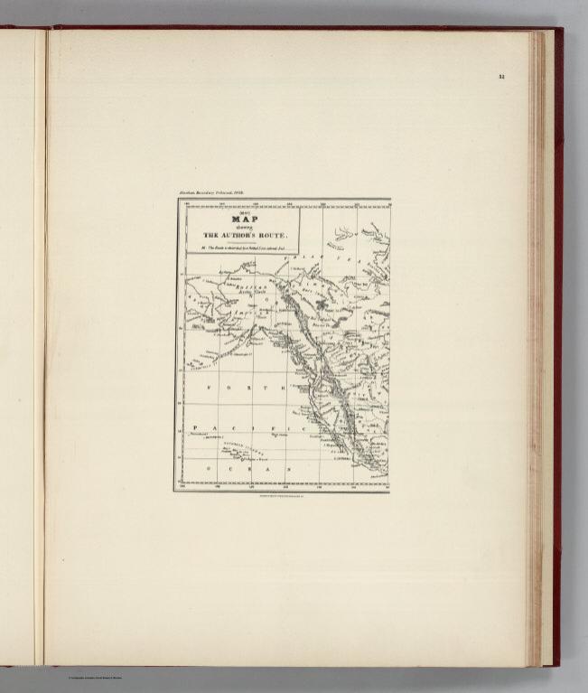 Facsimile: Simpson's North America (portion).