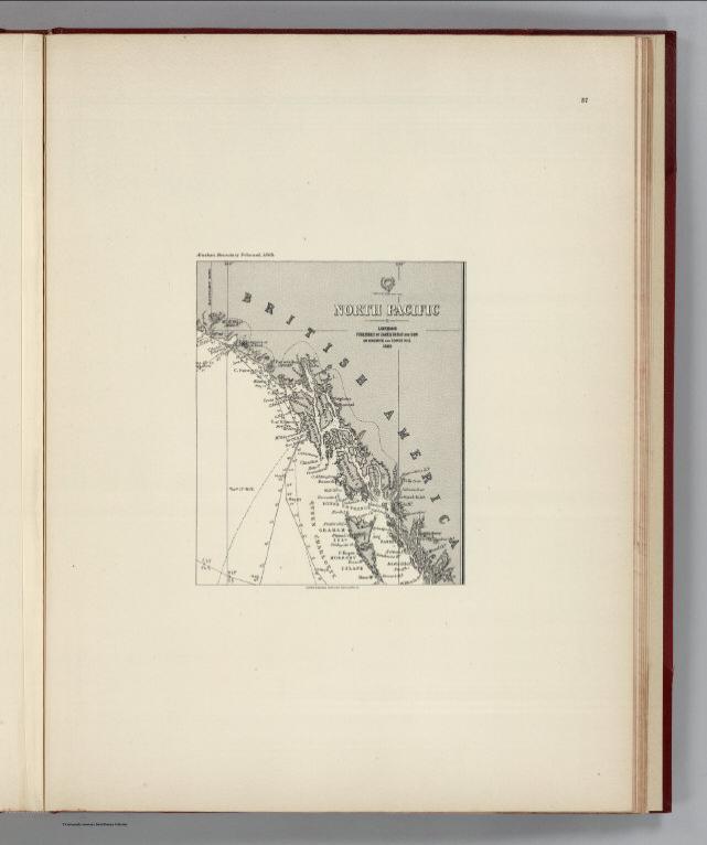 Facsimile: Imray's North Pacific (portion).