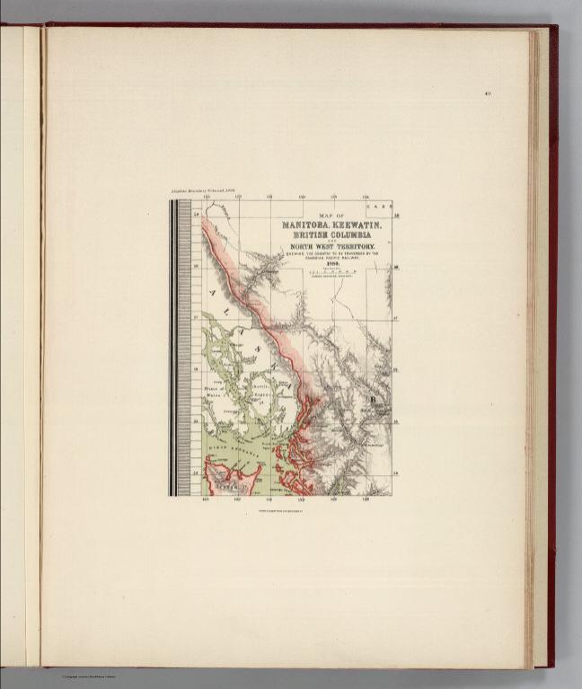 Facsimile: British Columbia and Northwest Territory (portion).