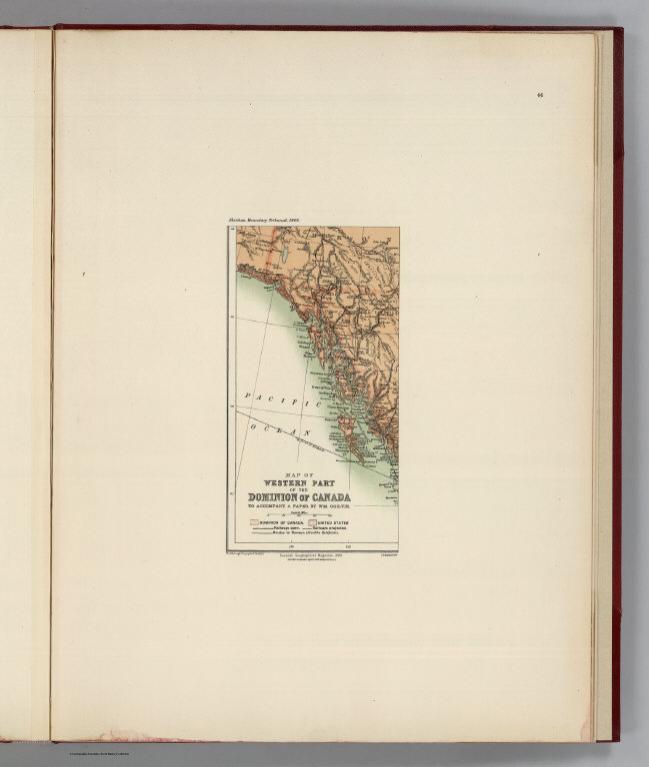 Facsimile: Western Canada (portion).