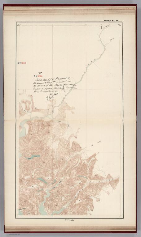 Sheet No. 12. (Taku River, Whiting River, Speel River, Turner Lake, Twin Glaciers).