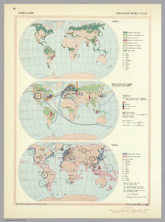 Agriculture. Pergamon World Atlas.