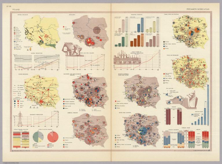 Poland. Pergamon World Atlas.