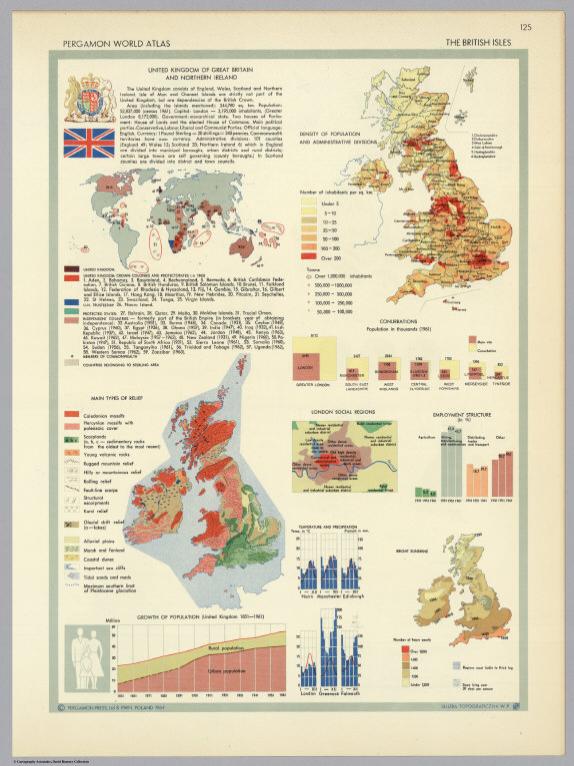 British Isles. Pergamon World Atlas.