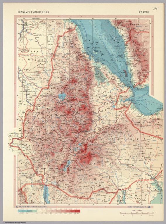 Ethiopia. Pergamon World Atlas.