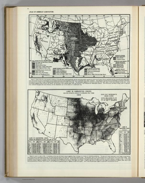 Grassland Divisions. Land in Crops, 1919. Atlas of American Agriculture.