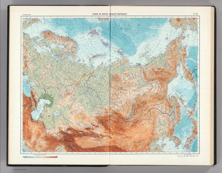 7-8. Union of Soviet Socialist Republics. The World Atlas.