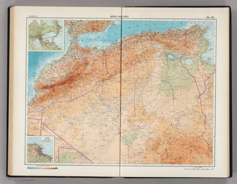 164-165. Africa, North-west. The World Atlas.