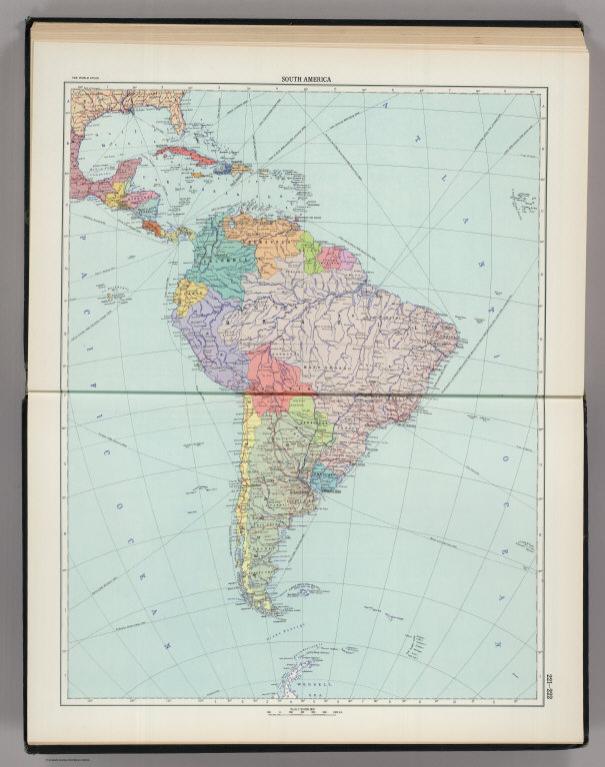 221-222. South America, Political. The World Atlas.