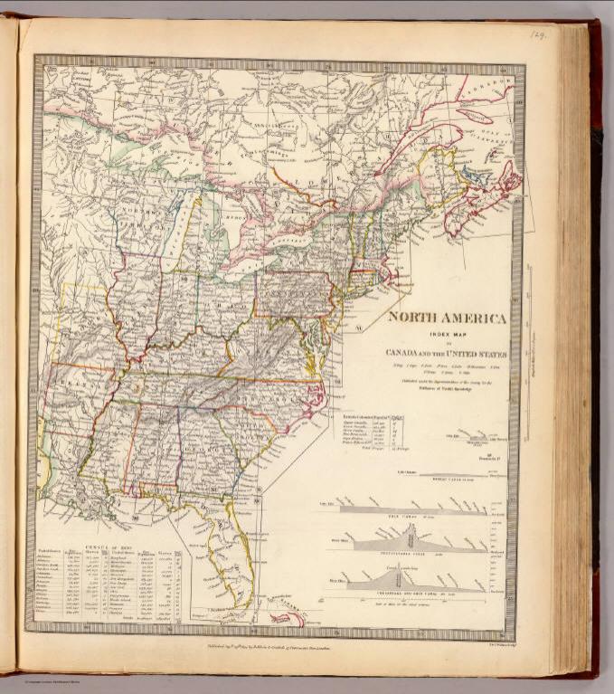 North America index map.