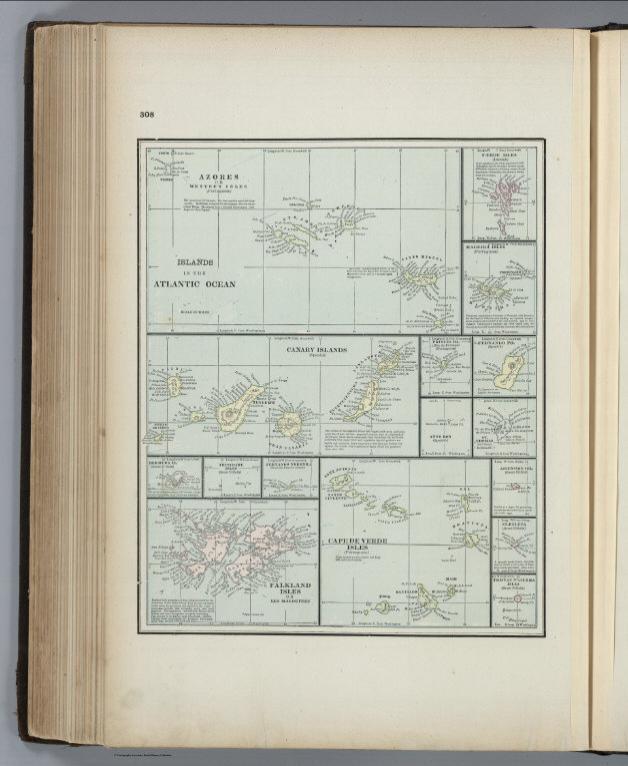 Islands in the Atlantic Ocean.