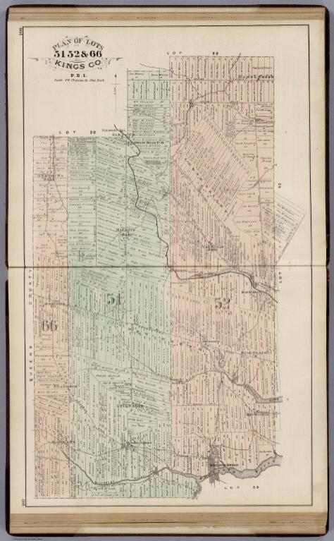 Plan of Lots 51, 52 & 66, Kings Co., P.E.I.