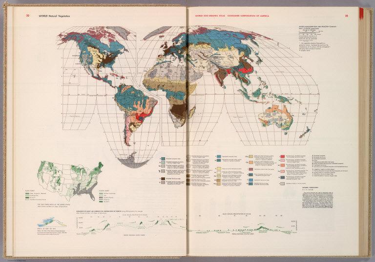 World. Natural Vegetation.