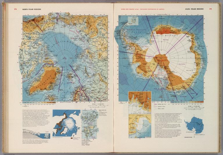 North Polar Regions. South Polar Regions.