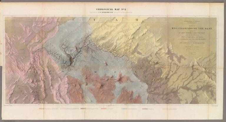 Geological Map ... Rio Colorado of the West.