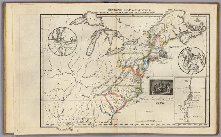 Seventh Map or Map Of 1776