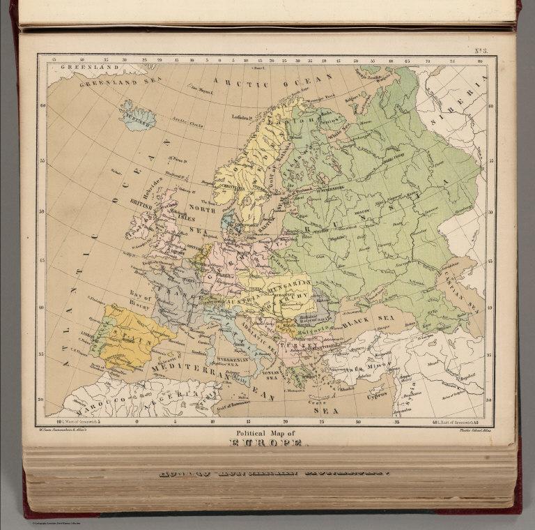 Political Map of Europe.