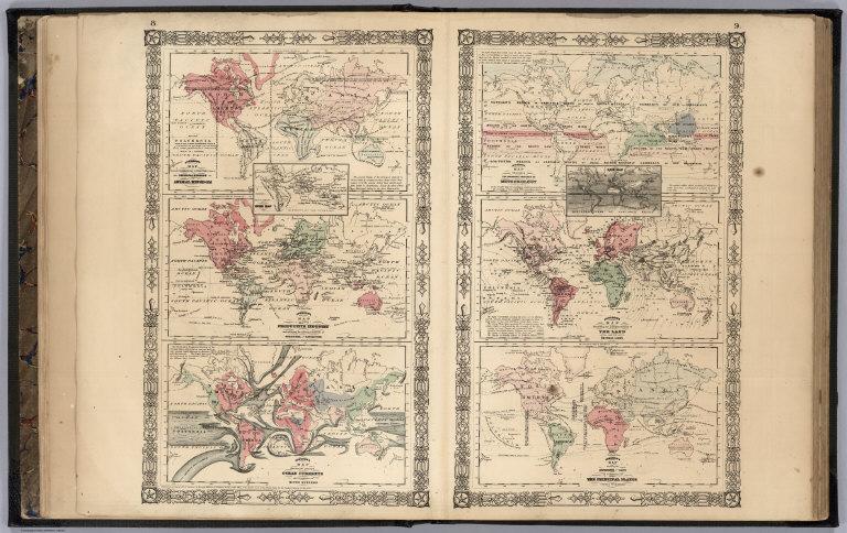 The World Showing ... The Animal Kingdom ... Commerce And Navigation.