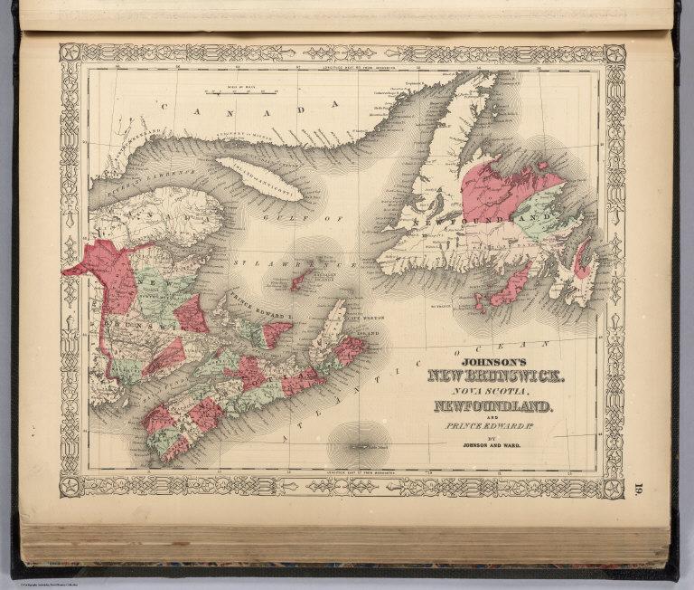 New Brunswick, Nova Scotia, Newfoundland. and Prince Edward Island