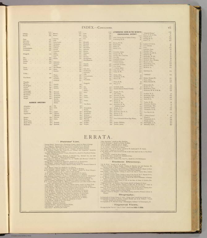 Contents: Andreas' atlas, State of Iowa (7th C.D.)