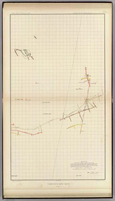 Comstock Mine Maps. Number I.