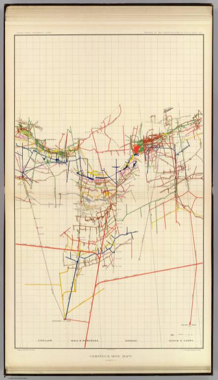 Comstock Mine Maps. Number IV.