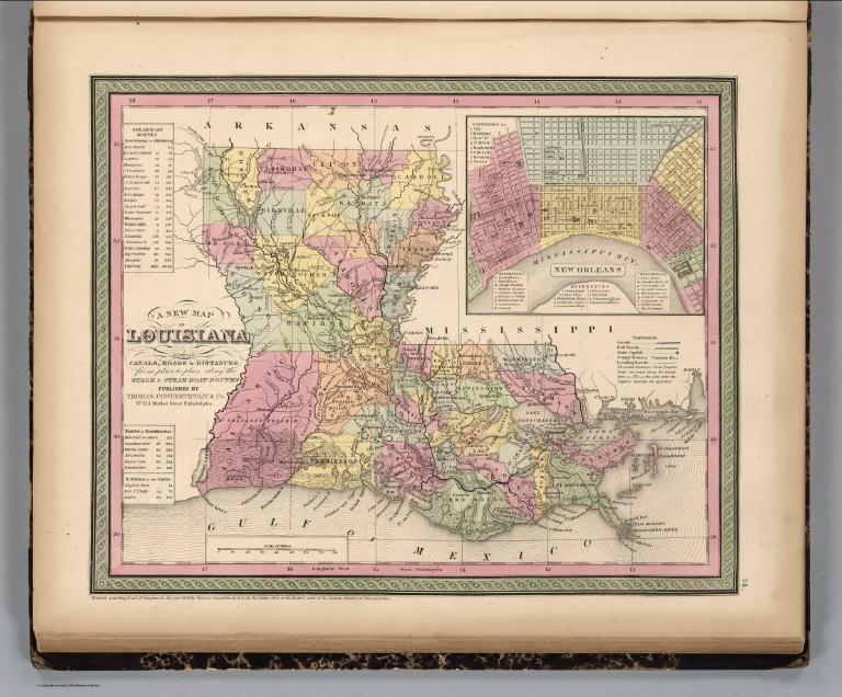 A New Map of Louisiana