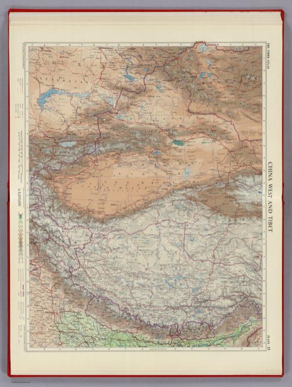 China West and Tibet. Plate 23, v.1