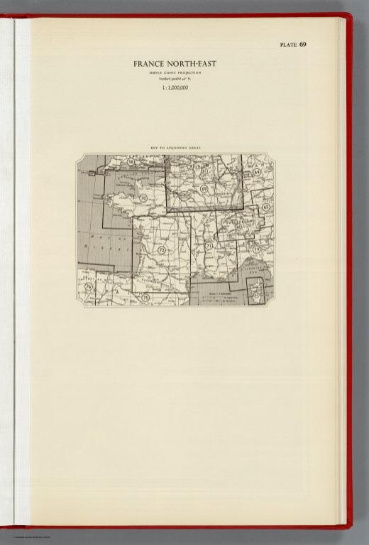 Index: France North-East, Plate 69, V. III