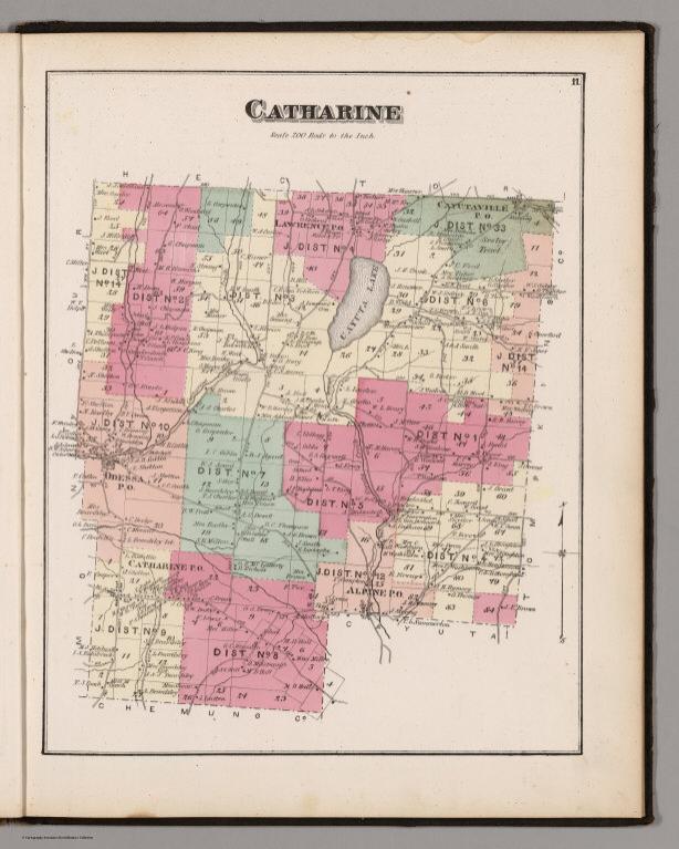 Catherine, Schuyler County, New York.