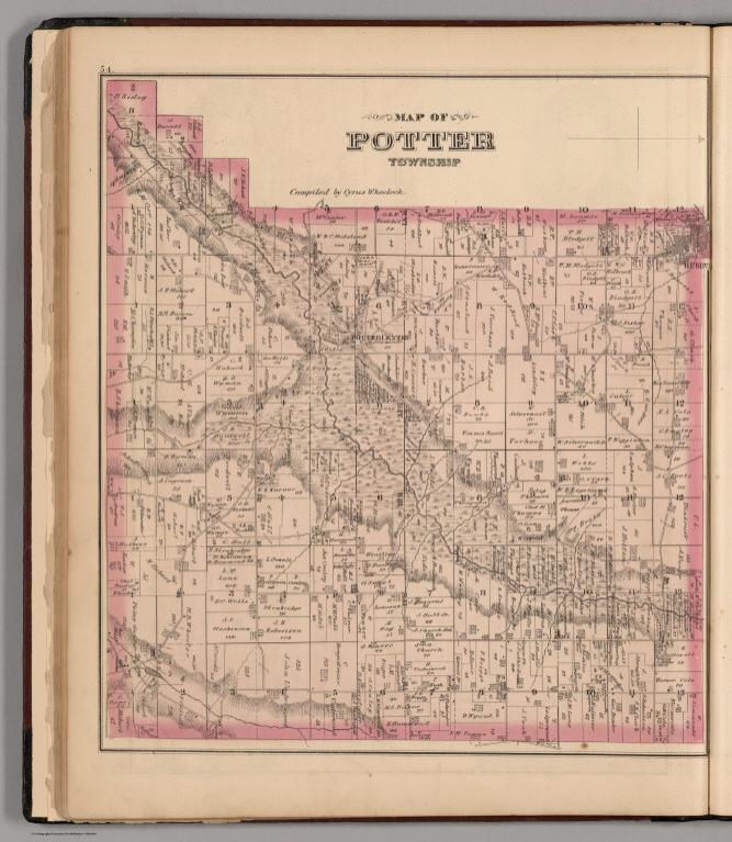 Potter Township, Yates County, New York.