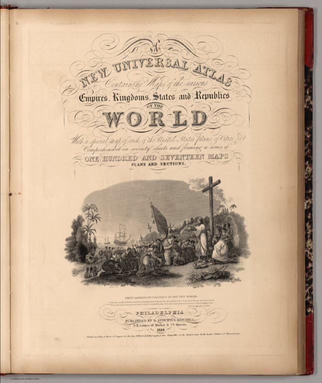 Title Page: New Universal Atlas