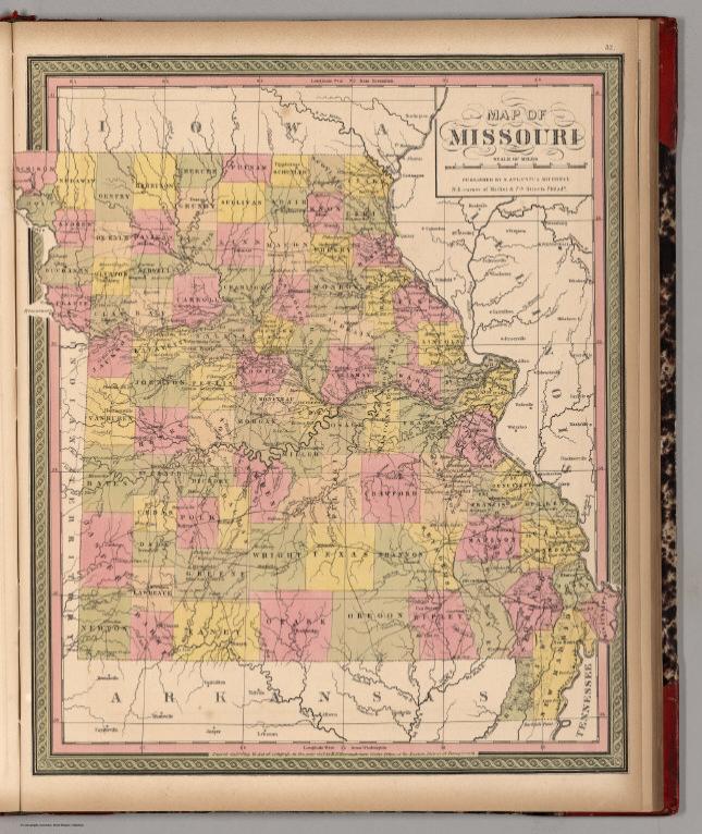 Map of Missouri