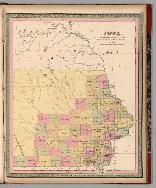 Map of Iowa