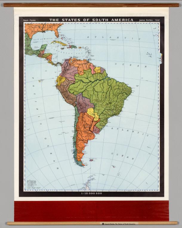 Latin America -- Physical-Political.