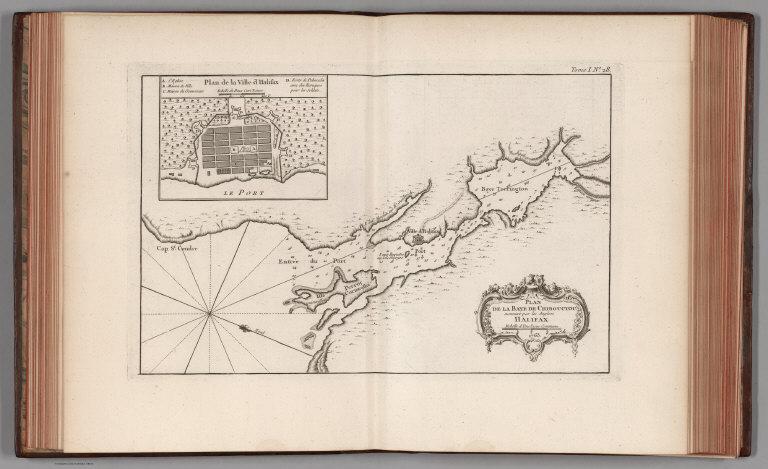 Plan De La Baye De Chibouctou : nommée par les Anglois Halifax