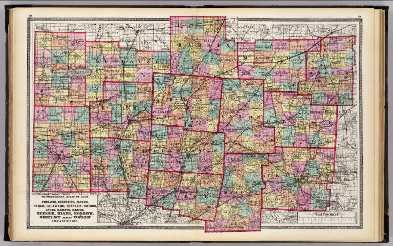 Auglaize, Champaign, Clarke, Darke, Delaware, Franklin, Hardin, Logan, Madison, Marion, Mercer, Miami, Morrow, Shelby and Union counties.