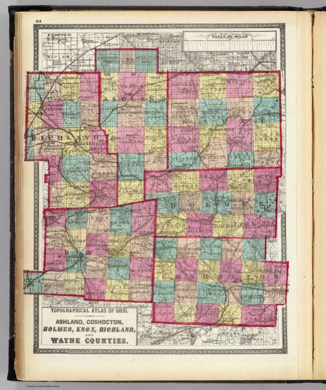 Ashland, Coshocton, Holmes, Knox, Richland, and Wayne counties.